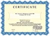 Сертификат Paramina